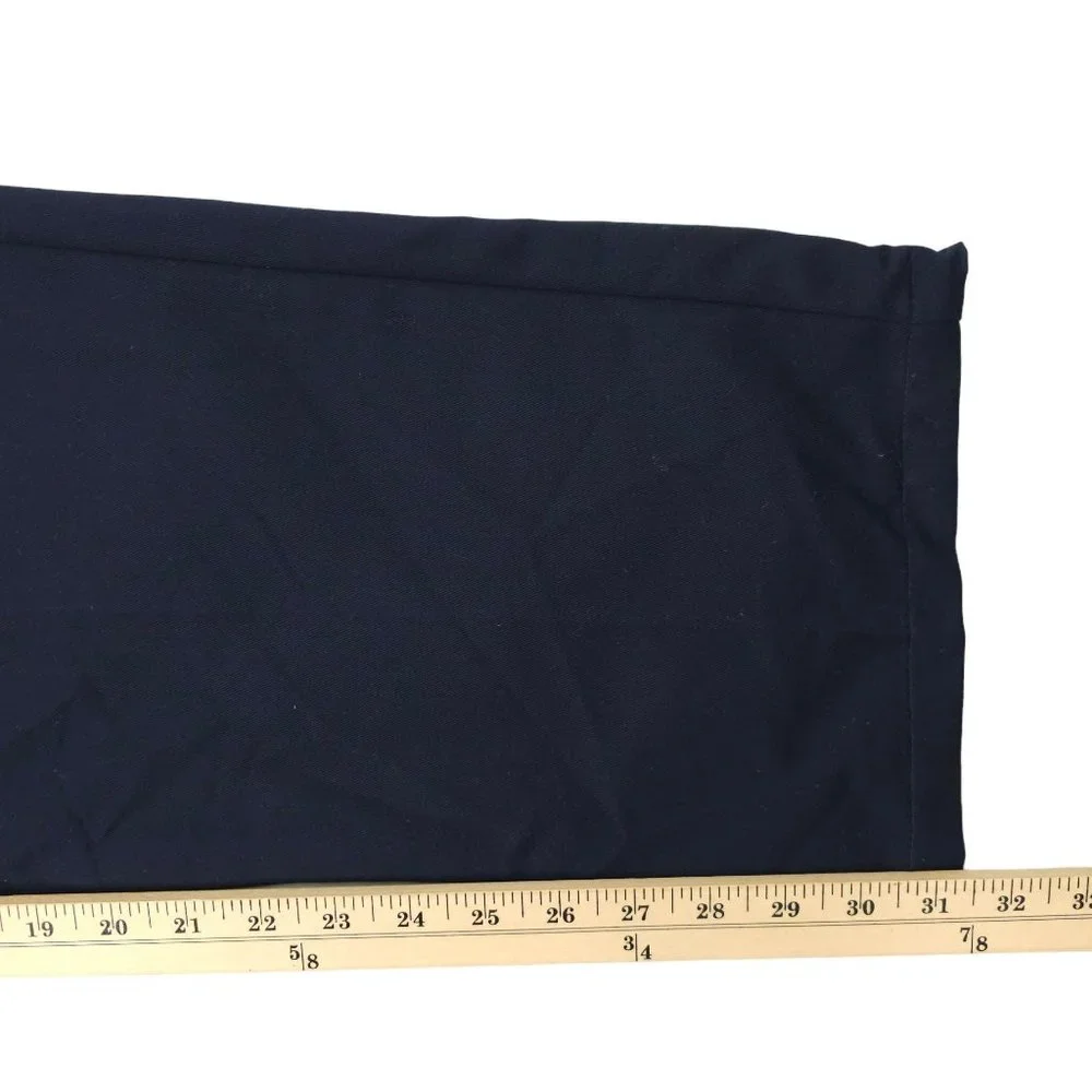 Izod Navy Blue Chino Pants Boys Size 20 Regular Cotton Pleated Front NEW